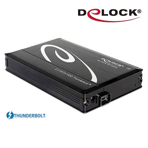 Delock 2.5吋Thunderbolt?硬碟外接盒