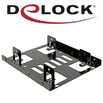 Delock 3.5轉2.5吋x2硬碟轉接架 