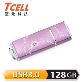 TCELL 冠元-USB3.0 絢麗粉彩隨身碟-薰衣草紫