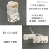 CAT6 RJ45 8P8C 三叉單件式雙排網路水晶頭 傳導速度快/耐拔插/訊號穩定