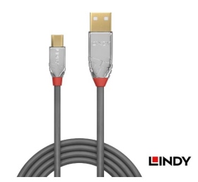 LINDY 林帝  USB2.0 A公 TO MICRO B公 傳輸線 5M(LD36654)
