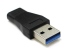 USB3.0 A公-3.1 Type-C母轉接頭 